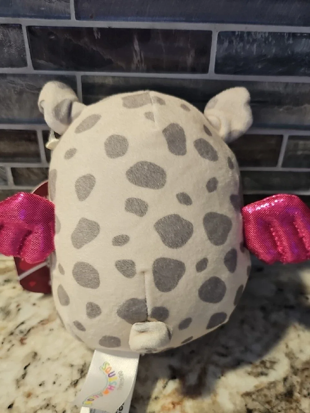 Squishmallows Gray, Cream & Pink Plush Animal Trio